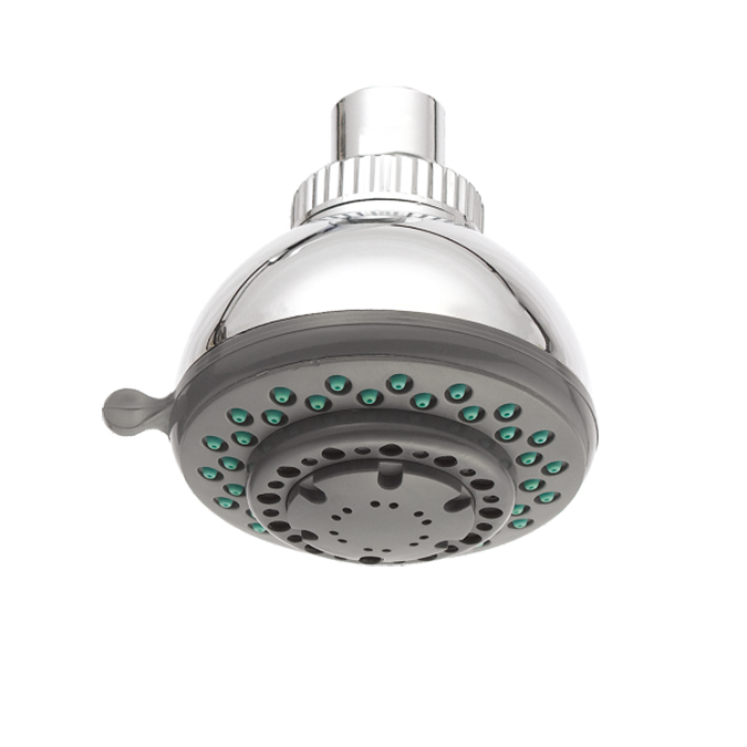 5F900 Wall mounted Plastic Chromed Multi Setting Rain Shower head For Bathroom Featured Image