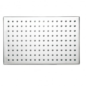HL641ABS Luxury High Pressure ABS Chromed Rectangle Rain Shower head For Bathroom
