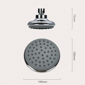 1F160 High pressure ABS Chromed Round Rain Shower head For Bathroom