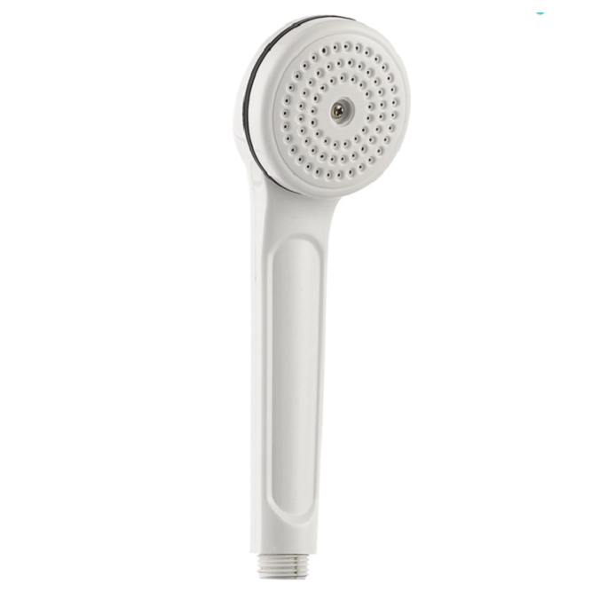 1F1008-11 Single Function White ABS simple Hand shower head for Bathroom Featured Image
