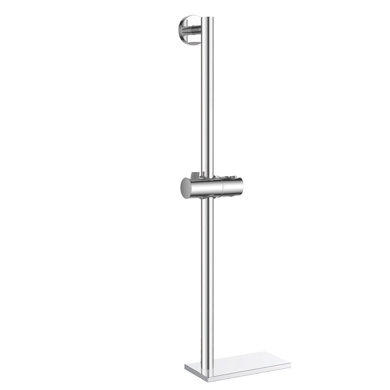 SR-5G Wall mounted 25.5 Inch Shower Slider Bar With Storage Plate And Height Adjustable Handheld Shower Bracket For Bathroom Featured Image