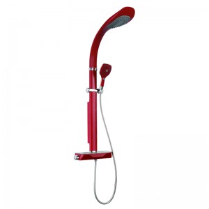HL-2474B HUALE Aluminium wall mounted Multi Function Shower Panel tower with Thermostatic mixer for bathroom