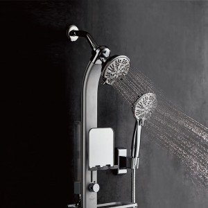 HL-2490 Patented Innovative Al Shower Panel Shower Refillable Soap Dispenser With Loofa