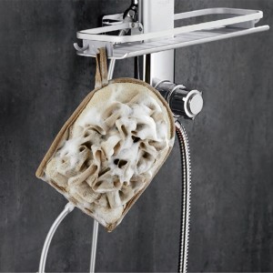 HL-2490 Patented Innovative Al Shower Panel Shower Refillable Soap Dispenser With Loofa