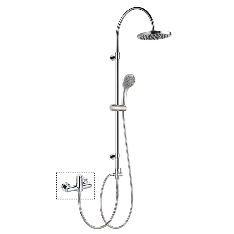 HL-3118 Brass multi Function Long Shower Column Set including rain shower ,handheld shower for Bathroom Featured Image