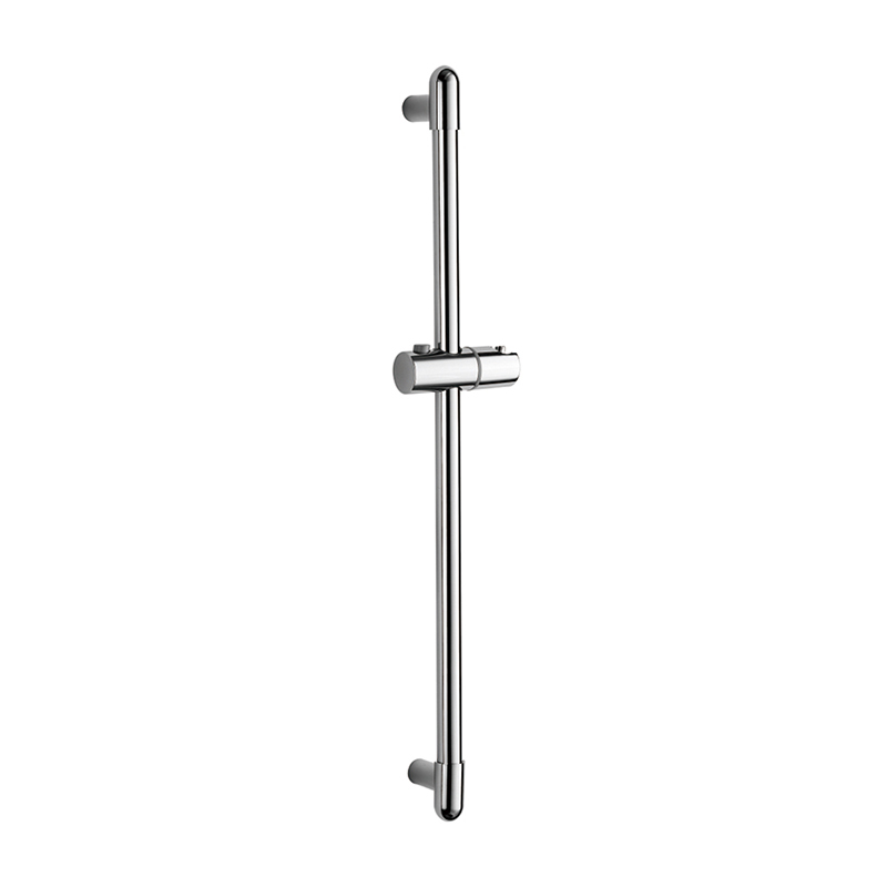 SR-1F Wall mounted Modern 304 Stainless Steel Round Shower Slider Bar With Adjustable Handheld Shower Head Holder For Bathroom Featured Image