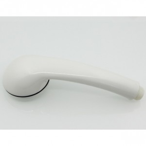 1F1008-11 Single Function White ABS simple Hand shower head for Bathroom