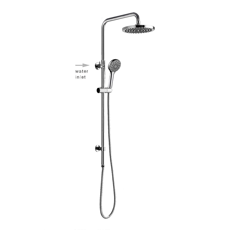 HL-3112-1 Brass multi Function Chromed upper water inlet Shower Column Set including rain shower ,handheld shower for Bathroom Featured Image