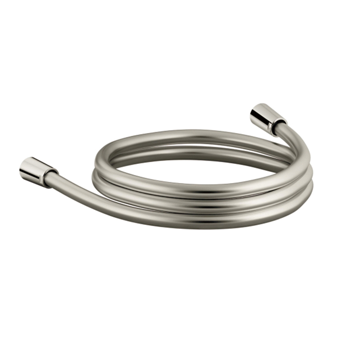 HUALE  59 Inch H015 PVC With Silver Color  Durable Shower Hose With Brass Insert And Nut Featured Image