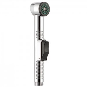 1F0118P One Setting ABS high pressure toilet spray bidet handheld shattaf with holder and hose for bathroom